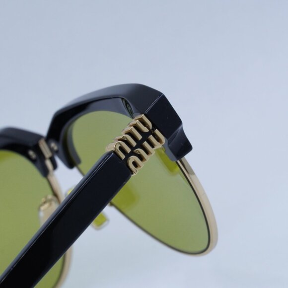 Miu Miu MU09ZS 1AB07O Sunglasses Black Aviator Frame main image 3